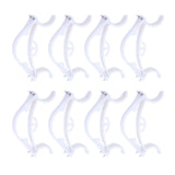 Maxbell 8Pcs Utility Hooks Multi Purpose Wall Elastic Hook for Bunting Home Decor