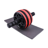 Maxbell Ab Roller Wheel Strength Training for Men Women with Knee Mat Body Building Red