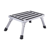 Maxbell Step Ladder Wide Pedal Seat Folding Step Stool for Adults Bedroom Climbing