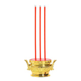 Maxbell Electric Burner Holder Antique Incense Holder Flameless for Gardens Desktop 30cm