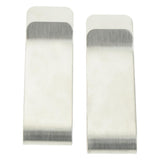 Max Notebook Pen Clip Invoice Bill Holder 15mm width - Silver