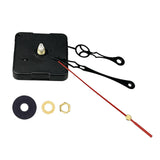 Maxbell Quartz Clock Movement Mechanism DIY Wall Clock Movement Part Black and Red