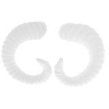 Maxbell Simulation White Sheep Horns Costume Accessory for DIY Headband  8x7.5cm