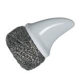 Maxbell Cleaning Ball Brush Pot Cleaning Brush with Handle for Washing  Gray