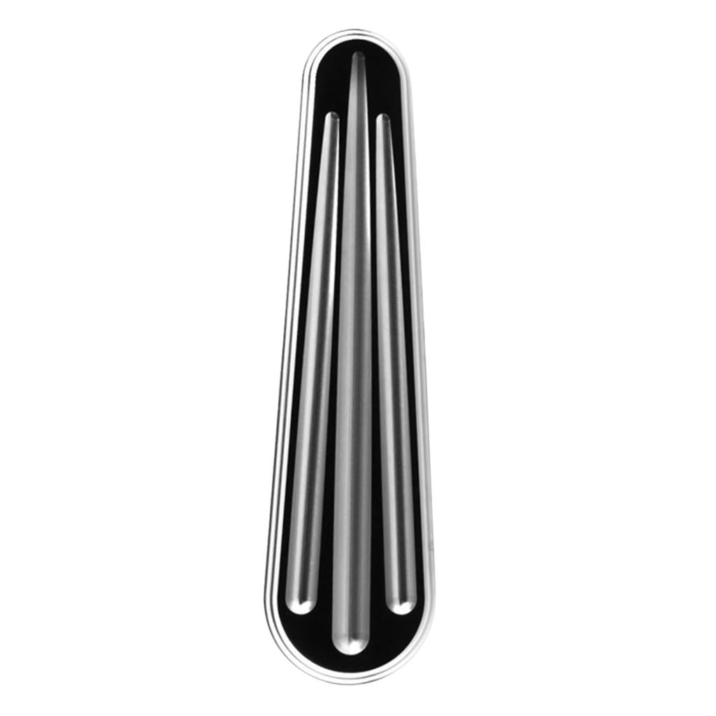 Maxbell CNC Motorcycle Fuel Gas Door Cover for Harley Elactra Glide 2008-16 Black 2