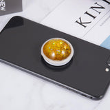 Maxbell Glitter Dynamic Starry Sky Sand Popular Phone Holder Finger Ring  Light Gold