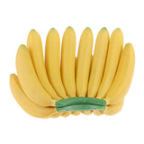 Maxbell 15pc/set Realistic Artificial Fruit Fake Bananas for Display High Simulation