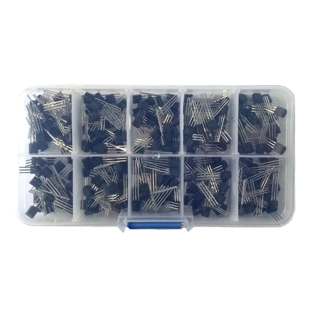 ⚡️Buy Maxbell 300 Pcs TO-92 Transistor Assortment Box Voltage Regulator ...