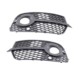 Maxbell Front Lower Bumper Grilles Fog Light Grill Right Left for Audi Q5