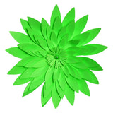 Max Handcrafted Flowers Artificial Flower Paper Flower Wall Decor Dark Green