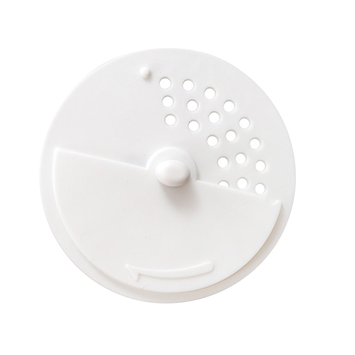 Maxbell Rotatable Floor Drain Cover Durable Detachable for Dormitory Bathroom Toilet White