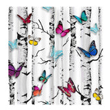 Max Set of 2 Panel Digital Photo Printing Blackout 3D Curtains Butterfly
