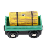 Maxbell Wooden Magnetic Train Carriage for Toy Trains Accessories Forage Carriage