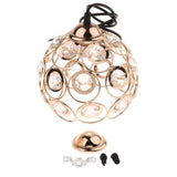 Maxbell Modern Crystal Ceiling Pendant Lamp Bar Decoration Chandelier Fixture Golden