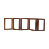 Maxbell Hinged Picture Frame Desk Rustic Foldable Frame for Cafe Bedroom Day