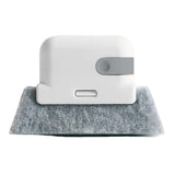 Maxbell Window Groove Cleaning Brush PP Material Handle Comfortable Grip, Washable Grey