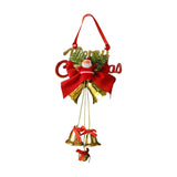 Maxbell Christmas Bell Ornaments Pendant Wind Chimes Crafts for Indoor Outdoor Style E