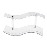 Max Clear Plastics Makeup Brush pencil Stand Display Holder Rack Case  210x100x90mm