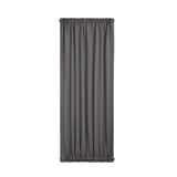 Max Sliding Glass Window Door Curtain Panel Room Darkening Rod Pocket Gray