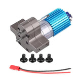 Max Maxb RC Car Speed Change Gear Box Metal Gearbox 370 Brush Motor Titanium color