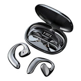 Maxbell Air Conduction Headphones Lightweight for Running Hiking Workout Black