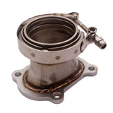 Max Maxb CT26 Downpipe Turbocharger Flange stainlesssteel 2.5"Outlet V-Band forToyota