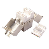 Max Cat6 RJ45 Wall End Plug Keystone Jack Shielded Module Modular Female Adapter