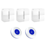 Maxbell Wireless Pager Call Button Alert System for Patient Nurse 3 receiver 2 call