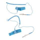 Max 2pc Anti-Static Wristband ESD Grounding Wrist Strap Prevents Static Build Up
