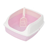 Maxbell Cat Litter Box Potty Toilet Deep Loo Litter Pan Bunny Kitten Pet Litter Tray Pink
