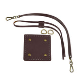 Maxbell Knitting Bag bottoms PU Leather Sewing Kit for DIY Purse Making Supplies Dark Brown