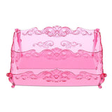 Maxbell Pro Cosmetic Storage Makeup Holder Display Rack 2 Large Slots Raspberry Red