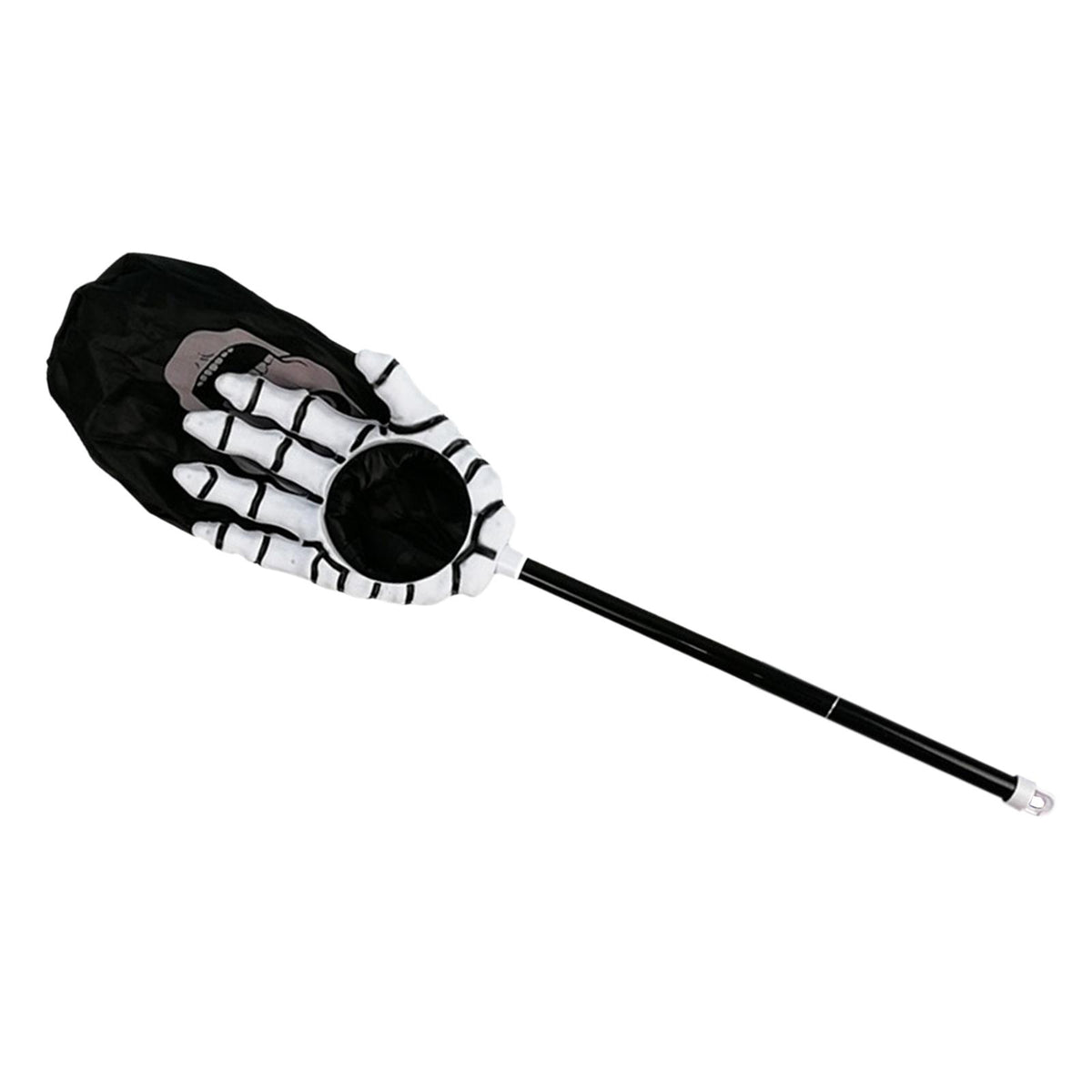 Maxbell Large Halloween Candy Bag Party Decor with Handle Basket Hand Prop Bar Black