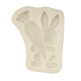 Maxbell 3D Easter Silicone Bunny Molds Bunny DIY Rabbit for Chocolate Cookie Fondant Style B