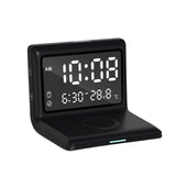 Maxbell Digital Alarm Clock Charging Touch Button Dimmer Fast Charging for Desk Black