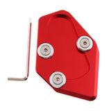 Maxbell Kickstand Side Stand Extension Pad for Yamaha T-max 530 2015-2016 Red