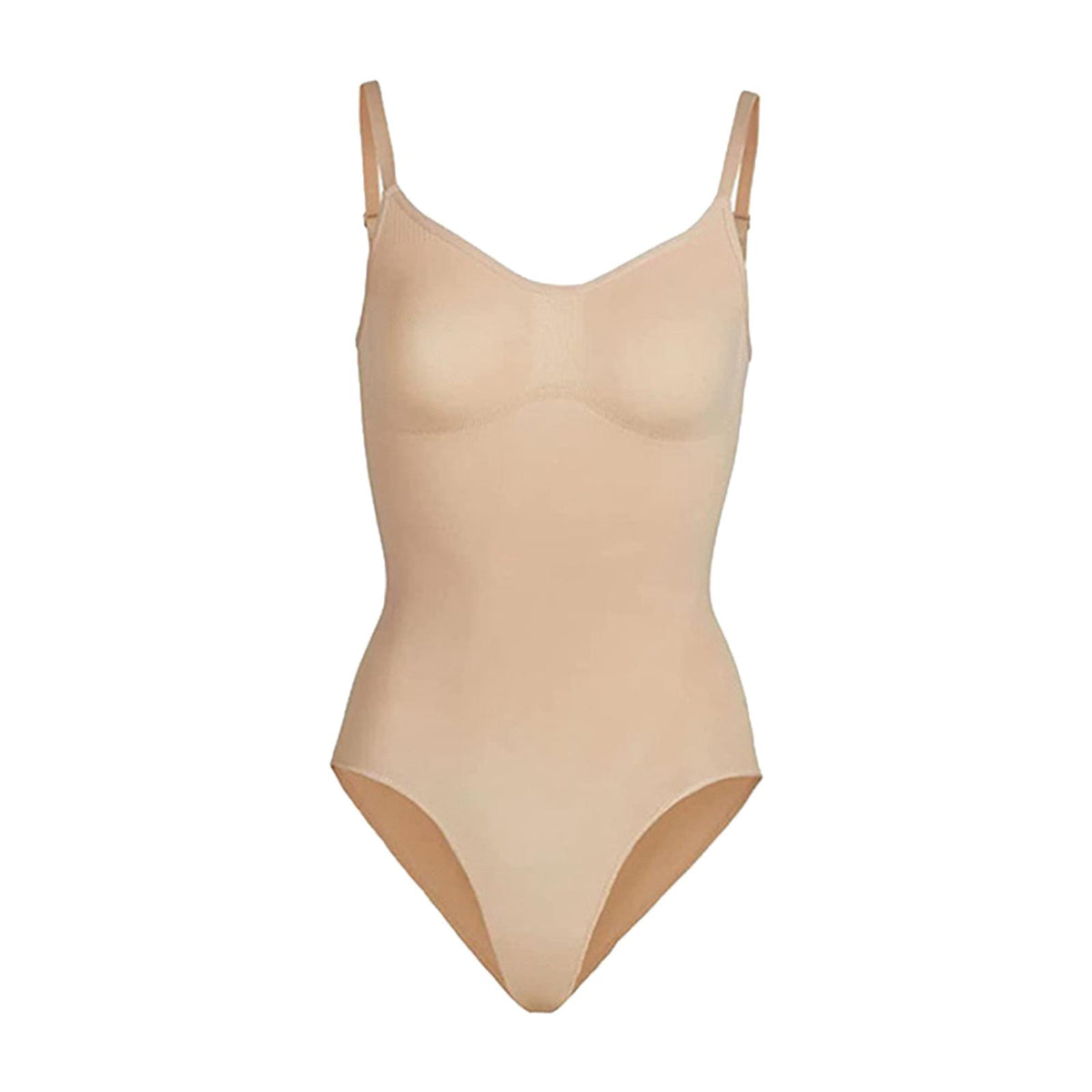 Maxbell Shapewear for Women Comfortable Bodysuit Seamless Full Body Shaper for Women XXL Brown