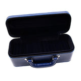 Maxbell Bangle Box Jewelry Case with 15 Slot Inserts Organizer for Women Men Girls Blue