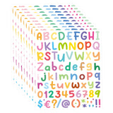 Maxbell Colorful Vinyl Letter Stickers for Address Number Water Bottles Scrapbooks Style C