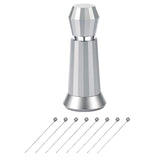 Maxbell Coffee Stirrer Hand Distribution Coffee Stirring Tool Birthday Gifts Silver 1 Set Needles