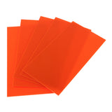 Max 5 Pieces 20x10cm Orange Acrylic Board Model Building Materials DIY Accessory