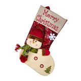 Maxbell Durable Hanging Storage Pouch Gift Bag Kids Decoration Christmas Treat Bags Snowman