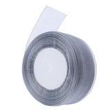 Max 45m Sheer Solid Organza Ribbon Tulle Roll Spool Gift Wrapping Silver Grey