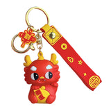 Maxbell 2024 Dragon Chinese Lunar New Year Keychain Keyring for Girlfriend Men Bag