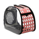 Maxbell Cat Carrier Large Capacity Adjustable Shoulder Strap for Cats Travel Hiking Pink
