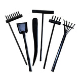 Maxbell Rake Zen Garden Sand Mini Tool Crafts Toy for Home Birthday Gift Supplies Black