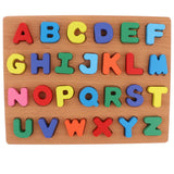 Maxbell Wooden Jigsaw Puzzle Board Kids/Baby Cognitive Toy Capital Letters