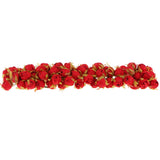 60pcs Artificial Camellia Flowers Branch Wedding Bouquets Decor Red