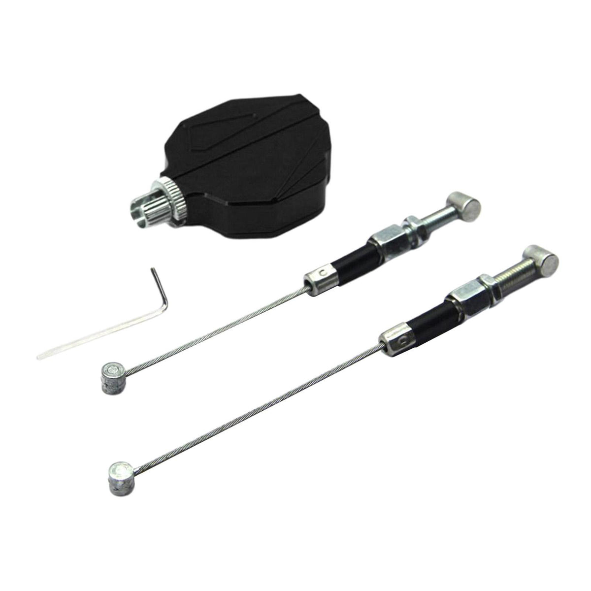 Maxbell Motorcycle CNC Stunt Clutch Cable Lever Replacement Easy Pull System Black