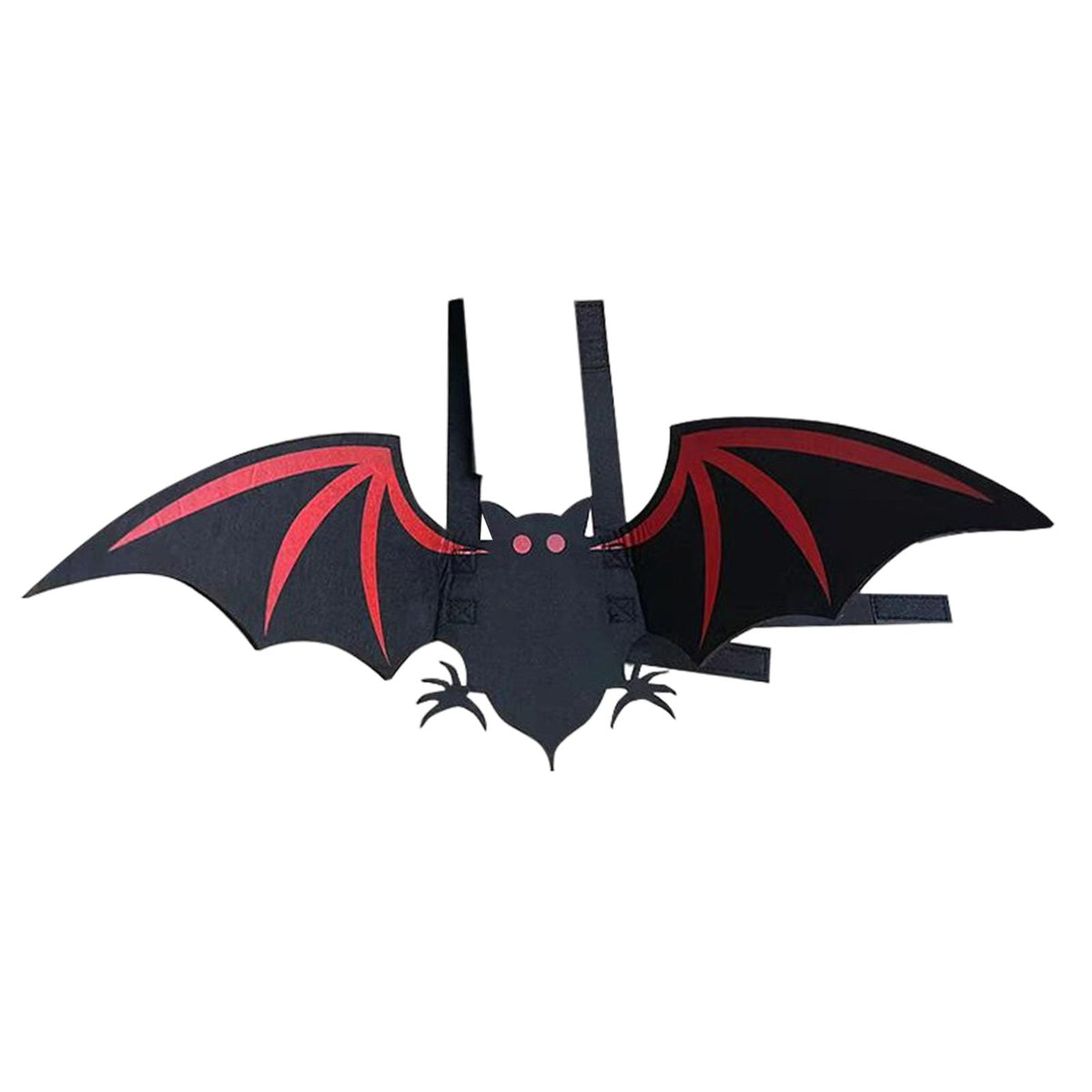Maxbell Funny Halloween Dog Bat Wing Pets Cat Costume Apparels for Cosplay Birthday 57cmx17cm